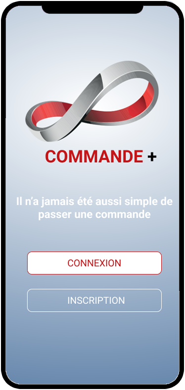 Commande+ sur mobile